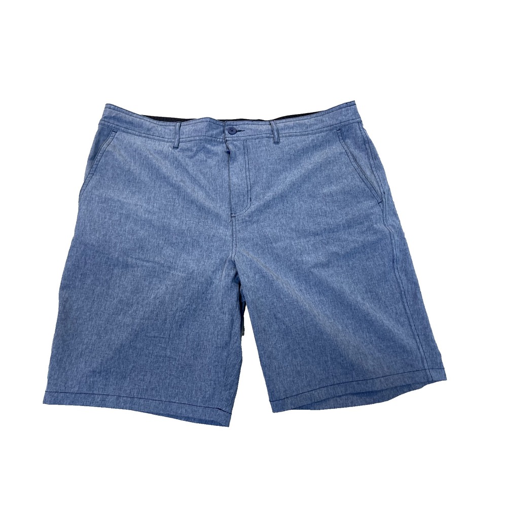 Chino Shorts Goodfellow & Co Mens 38 Blue Flat Front Shorts Golf Preppy String